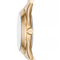 Michael Kors MK3477 Mini Slim Runway Crystal Gold-tone Stainless Womens Watch