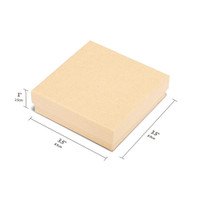 Stainless Steel Wide Brown Leather Bar Link Mens Bracelet