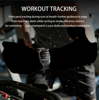 Multifunction iOS Android 100+ Sports 1ATM Waterproof GPS Gray Smart Watch