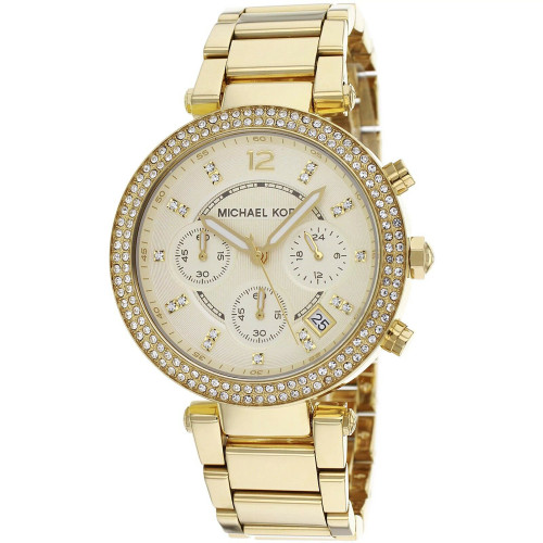 Michael Kors Parker MK5491 Womens Stainless Steel Analog Dial Quartz Watch  AM118 | eBay