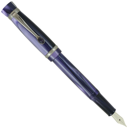 Stipula Castoni Chic Amethyst Fountain Pen Iridium Nib - 0.9mm Stub