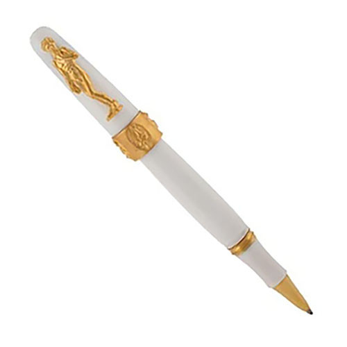 Stipula David White Gold Trim Rollerball Pen ST70013