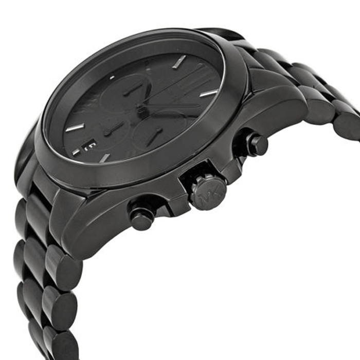 Michael Kors Bradshaw Oversized Chronograph Black Stainless