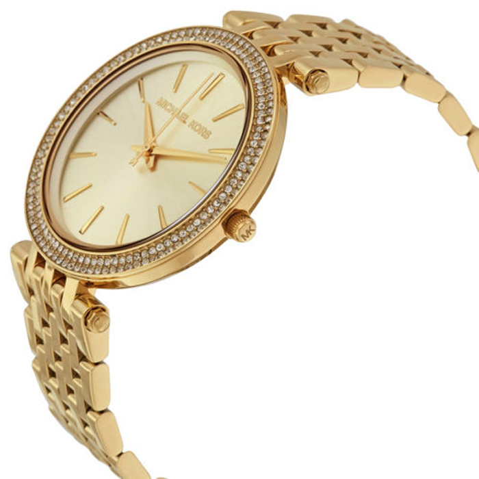 Michael Kors Darci MK3191 Glitz Gold-tone Stainless Steel Womens Watch