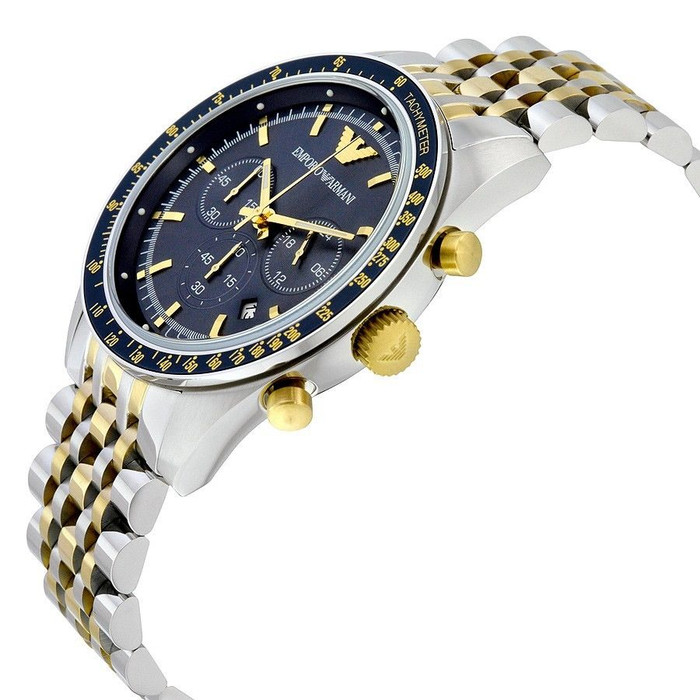 emporio armani ar6088 tazio men's chronograph watch