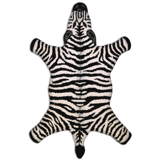 Zebra Carpet Wool Rug