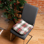 Celebration Plaid Cotton Chair Pads