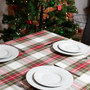 Celebration Plaid Cotton Tablecloth