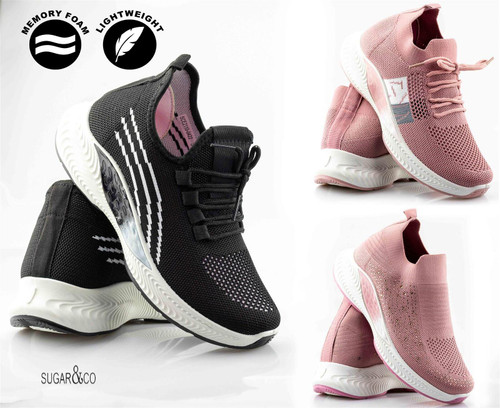 Womens 'Vivienne' Lace-Up Running Trainers