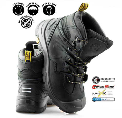 Mens Safety 'Rampart' Combat Tactical Boots