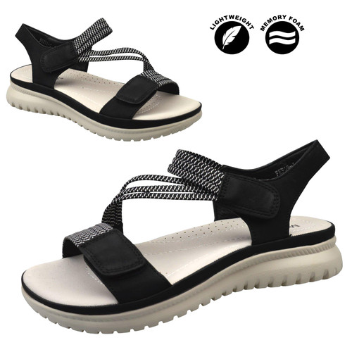 Womens 'Celeste' Low Wedge Heel Sandals