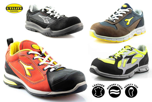 Ladies Safety 'Tempest' Athletic Lace-Up Trainers