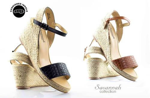 Ladies 'Valencia' Ankle Strap Espadrille Sandals Ladies 'Valencia' Ankle Strap Espadrille Sandals