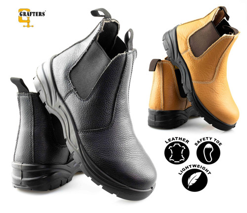 Men's Safety 'Fortress' Chelsea Dealer Boots Men's Safety 'Fortress' Chelsea Dealer Boots