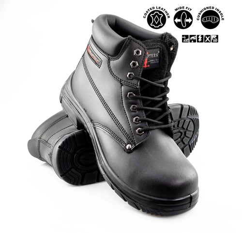 Men's Safety 'Anvil' Wide Fit Lace-Up Boots