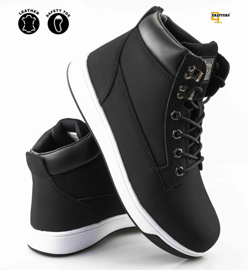 Men's Safety 'Bastion' Athletic Lace-Up Trainers