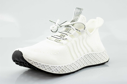 Men's Knit Mesh Lace-Up Trainers