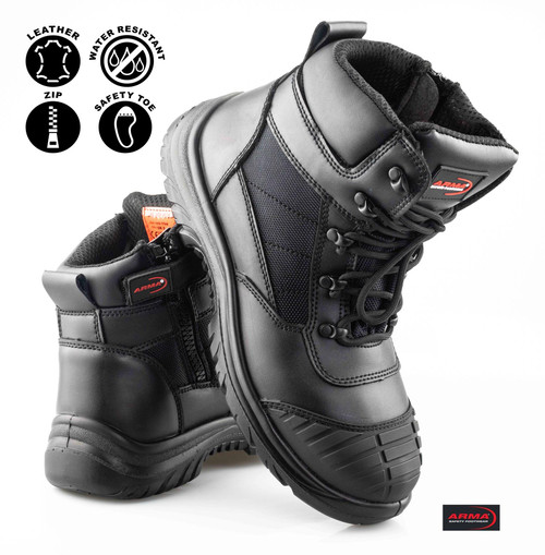 Men's Safety 'Steadfast' Zip-Side Boots Men's Safety 'Steadfast' Zip-Side Boots