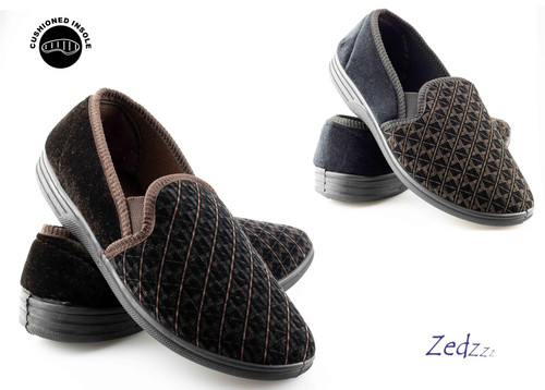 Men's 'Jackson' Quilted Slipper Casual Men's 'Jackson' Quilted Slipper Casual
