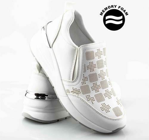 Ladies 'Liliana' Slip-On Canvas Trainers