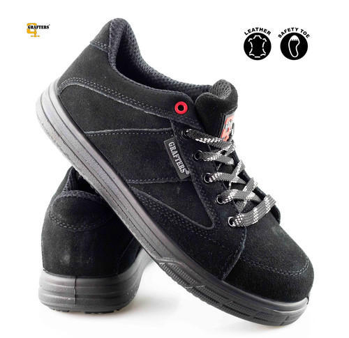 Ladies Safety 'Nova' Athletic Lace-Up Trainers