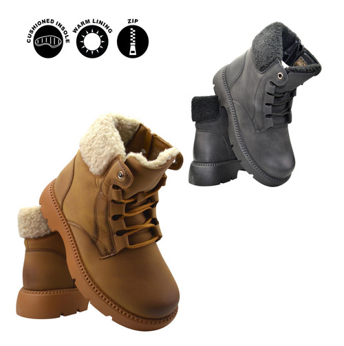 Ladies 'Valencia' Memory Foam Ankle Boots Ladies 'Valencia' Memory Foam Ankle Boots