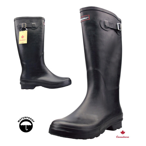 Womens Waterproof Wellington Rain Snow Boots