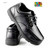 Boys' Black Lace-Up Boat-Style School Shoes