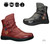 Women's Wide Fit EE Memory Foam Leather Ankle Boots