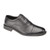 Men's Fuller Fit Black Leather Cap-Toe Oxford Shoes