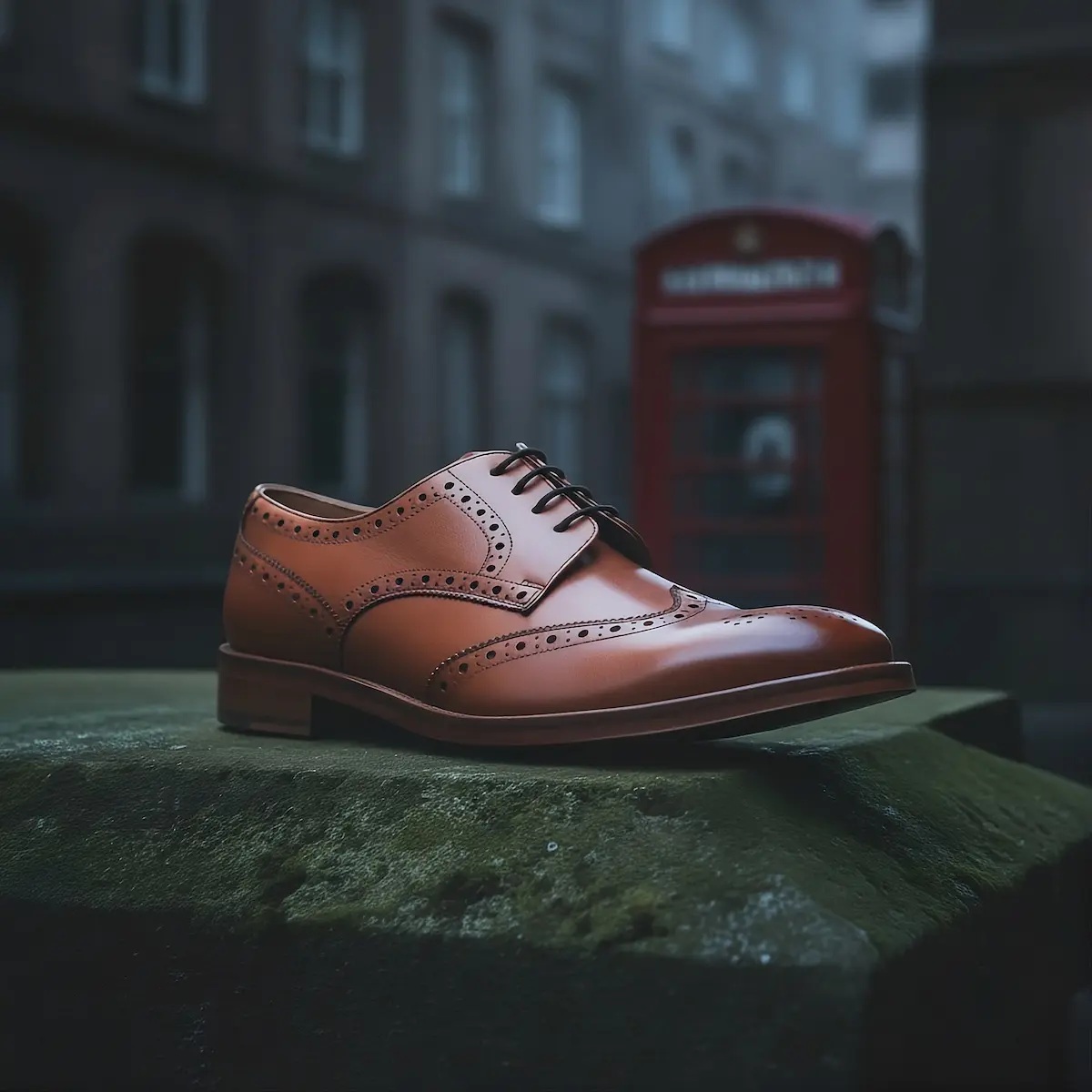 Mens leather brogue shoes by The Online Shoe Shop