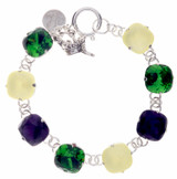 12mm Mardi Gras Holiday Line Bracelet