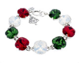 12mm Christmas Holiday Line Bracelet