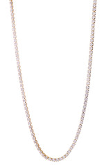 CZ Tennis Necklace - Med 17"