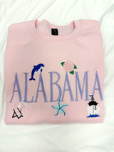 Alabama - Embroidery Sweatshirt 