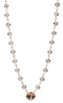 12mm Crystal Chain Necklace 