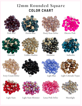 12mm Crystal Chain Necklace 