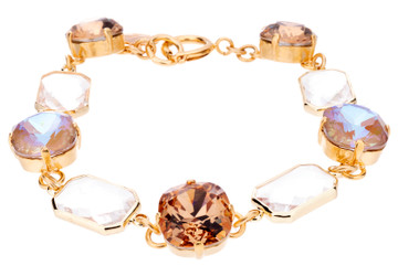 12mm Square Glass Bracelet