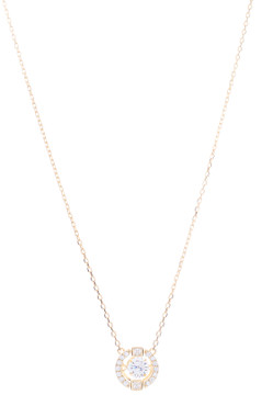 CZ Floating Crystal Necklace 