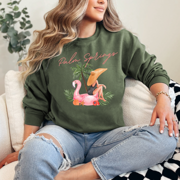 Palm Springs Floaty Sweatshirt