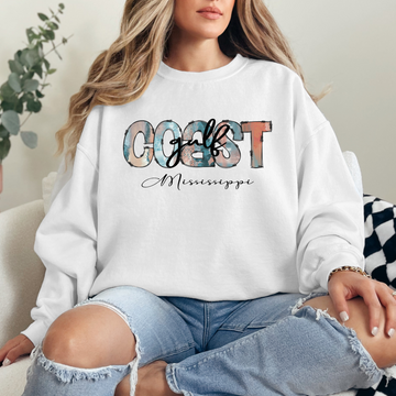 Watercolor Ocean Springs Sweatshirt