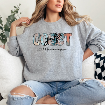 Watercolor Ocean Springs Sweatshirt