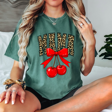 MAMA Cherry Bow T-Shirt