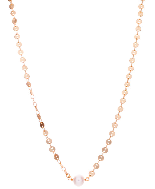 Michelle Dainty Puka + Pearl necklace – [ki-ele]