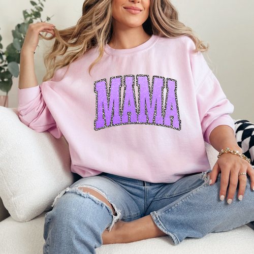 トップス *sweet mother* Amazon.com: Personalized Floral Embroidered Applique Mama