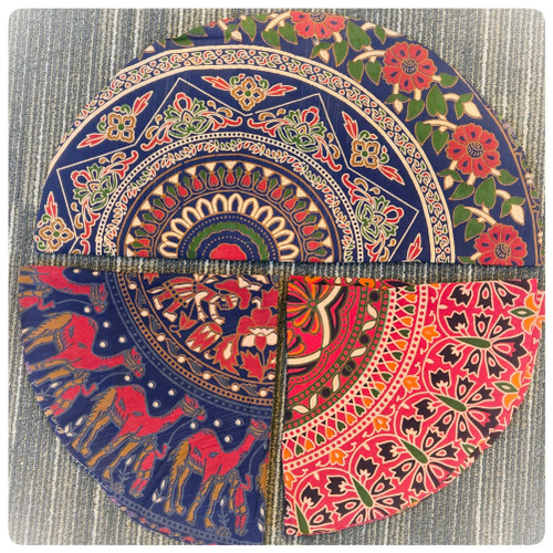 Gentle Asymmetry Tapestry Skirts