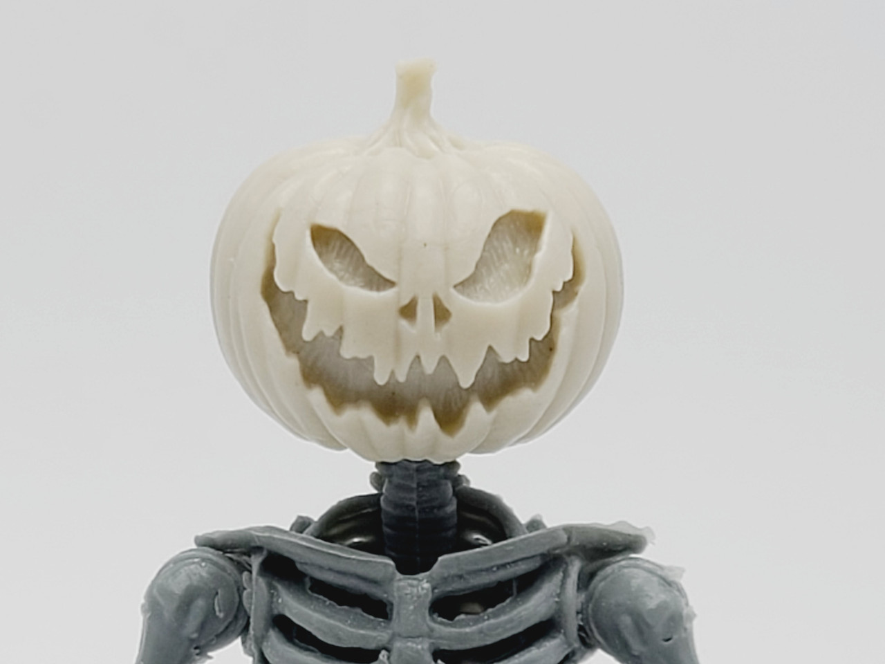 Skeleton Kit - White Pumpkin Head