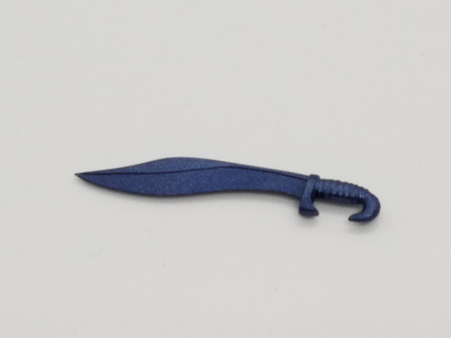 Cobalt Blue Curved Sword