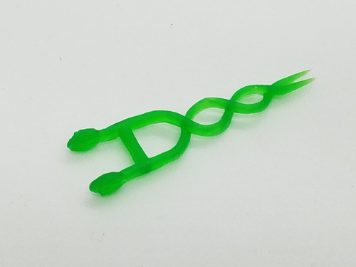 Emerald Green Long Snake Twist