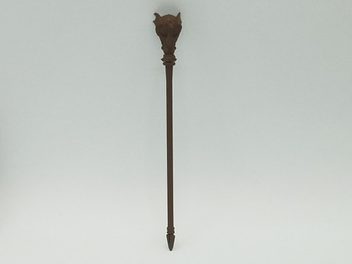 Monks Robe Brown Dragon Staff